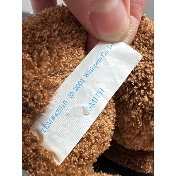 Brown Plush Teddy Bear By Wishpets 2001 Collectible Soft Stuffed Animal Toy 7" - Picture 6 of 7